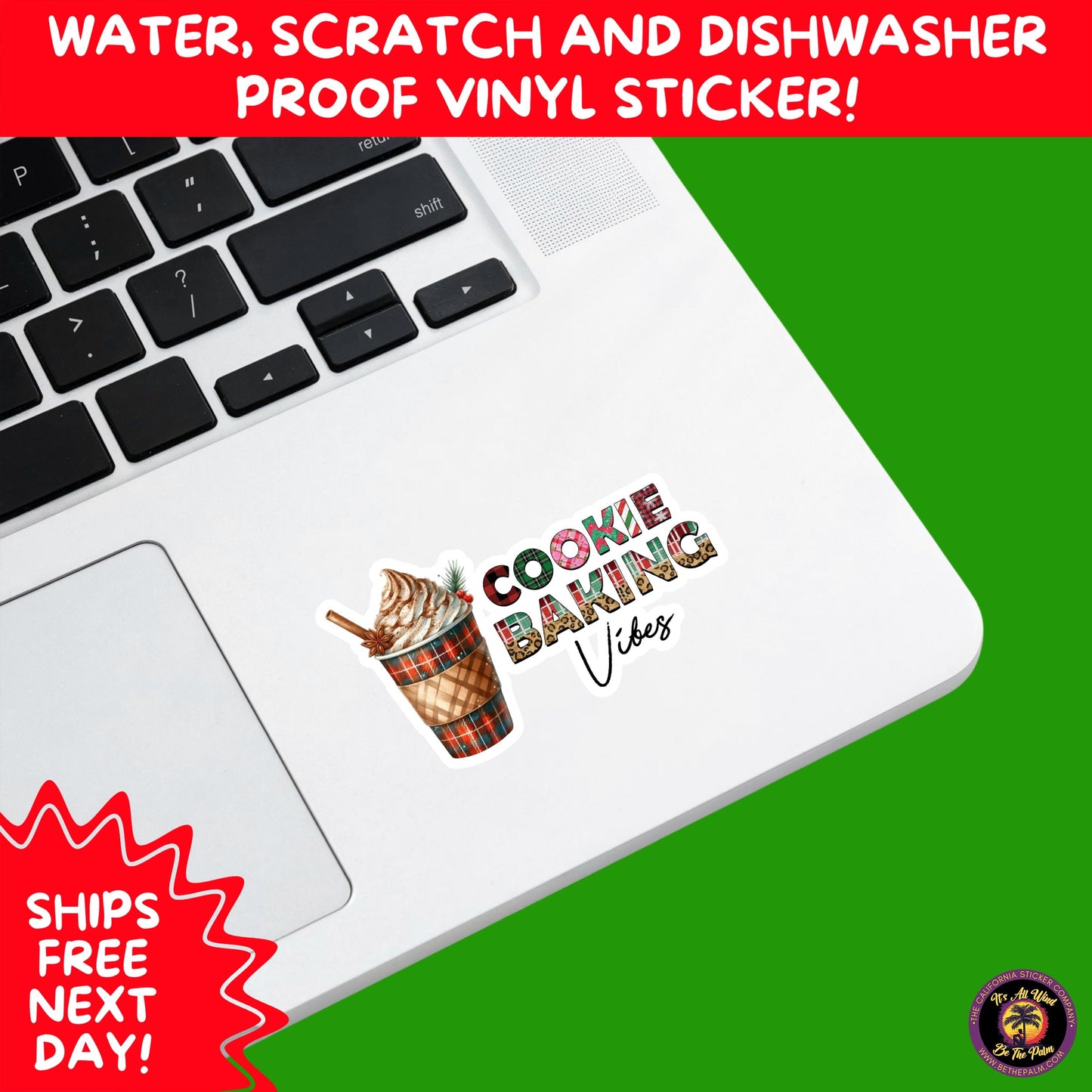 CHRISTMAS STICKER PACK | Festive Holiday Decor Vinyl Stickers Perfect for Journals Gifts Planners Stocking Stuffers Winter for coffee lovers