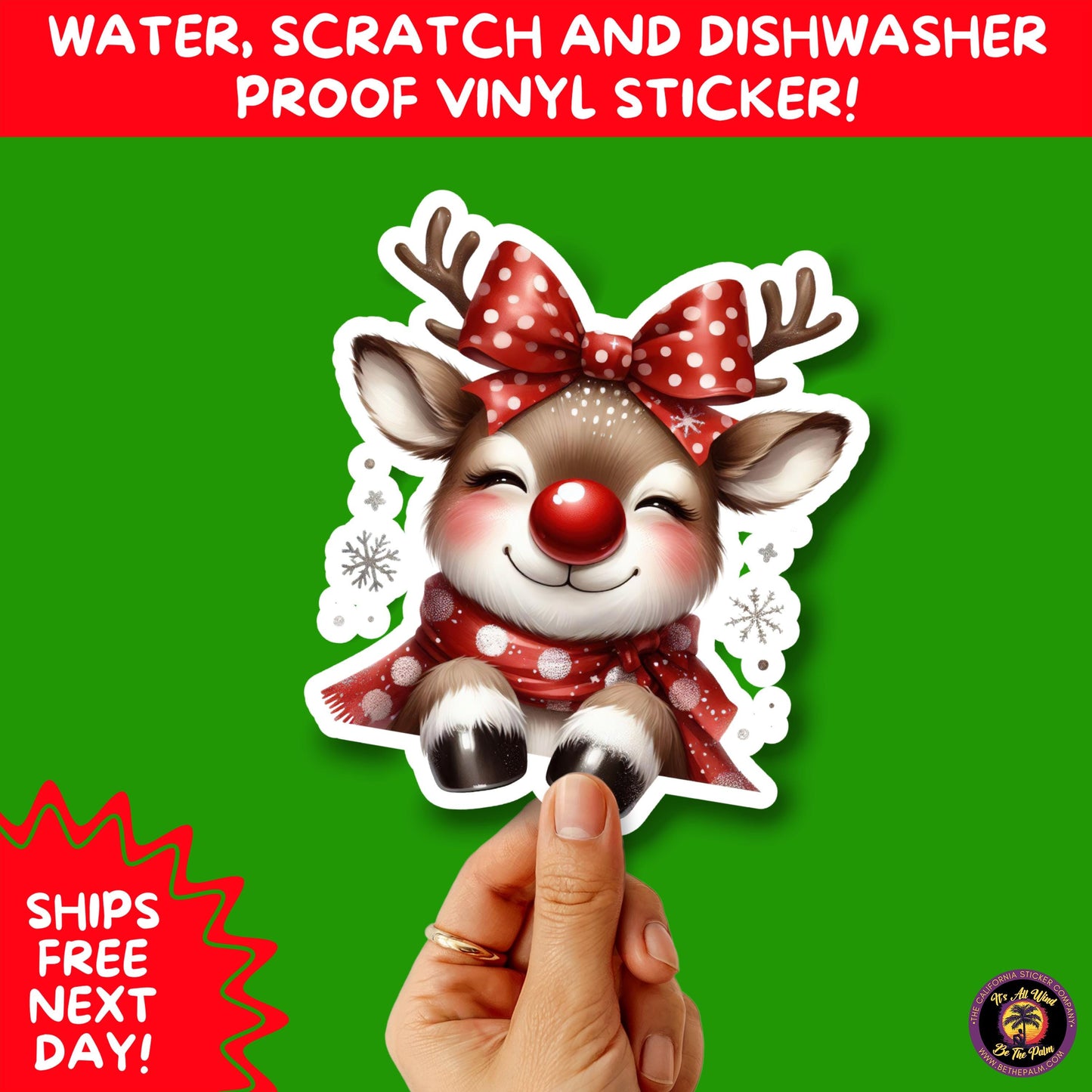 CHRISTMAS STICKER PACK | Festive Holiday Decor Vinyl Stickers Perfect for Journals Gifts Planners Stocking Stuffers Winter for coffee lovers