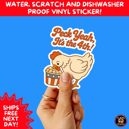 4th of july | sticker pack independence day vinyl decals, usa flag, fireworks, red white blue summer holiday patriotic sticker set