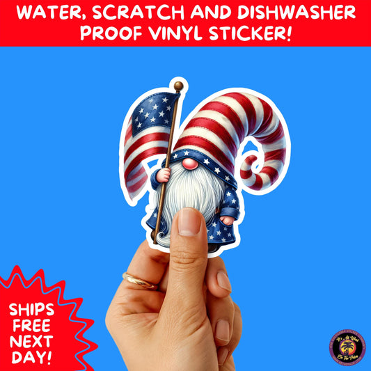 4th of july | sticker pack independence day vinyl decals, usa flag, fireworks, red white blue summer holiday patriotic sticker set