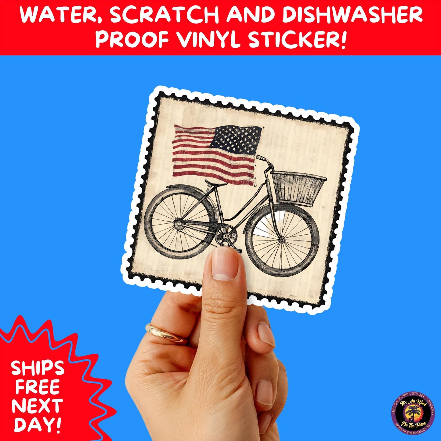 4th of july | sticker pack independence day vinyl decals, usa flag, fireworks, red white blue summer holiday patriotic sticker set
