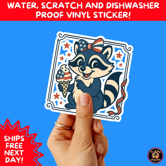 4th of july | sticker pack independence day vinyl decals, usa flag, fireworks, red white blue summer holiday patriotic sticker set