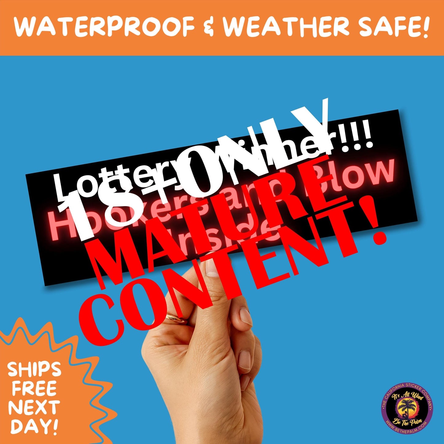 BUMPER STICKER | Funny Vinyl Decals for Cars Trucks Laptops Durable Waterproof Outdoor Sticker Gift for Drivers and Road Trips