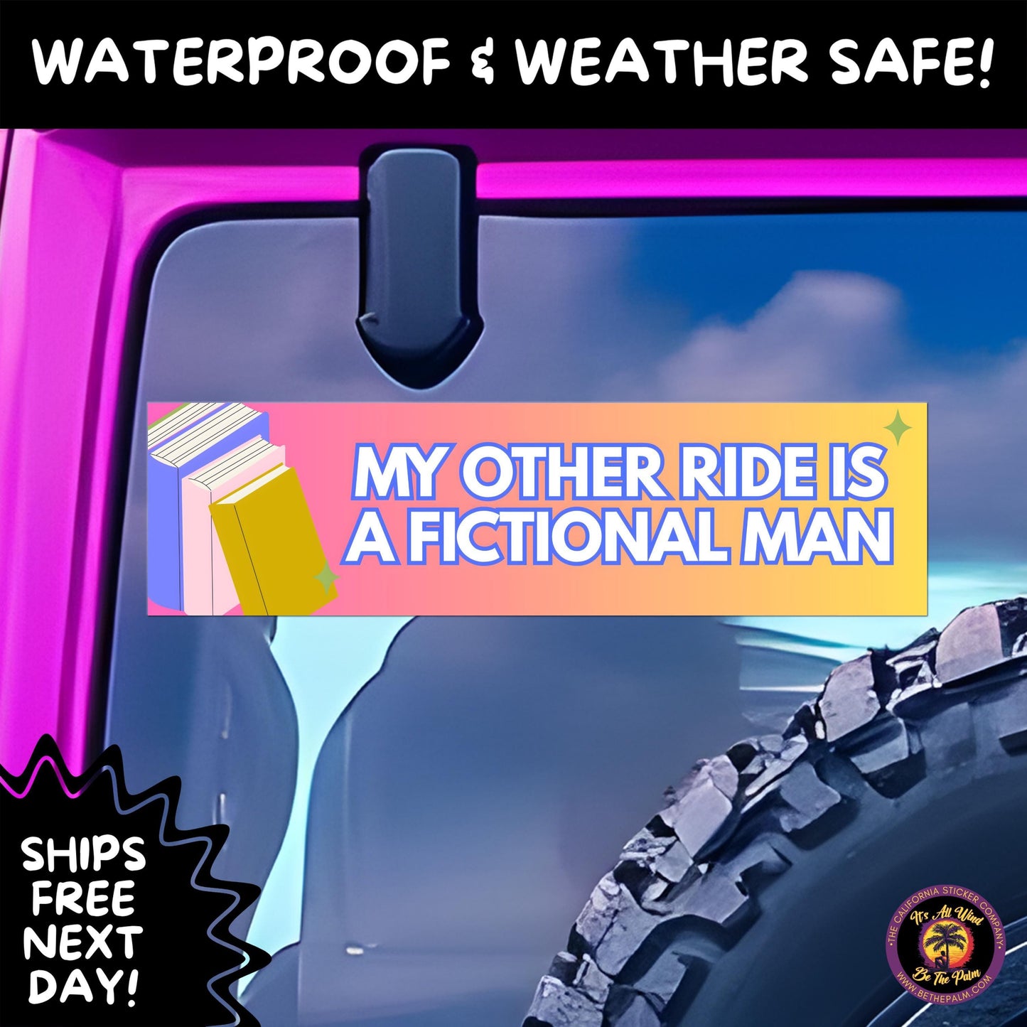 BUMPER STICKER | Funny Vinyl Decals for Cars Trucks Laptops Durable Waterproof Outdoor Sticker Gift for Drivers and Road Trips