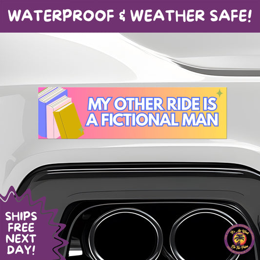 BUMPER STICKER | Funny Vinyl Decals for Cars Trucks Laptops Durable Waterproof Outdoor Sticker Gift for Drivers and Road Trips