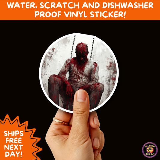 GORE HORROR STICKERS | Creepy Vibe Aesthetic – Blood, Skulls, Guts, and Creepy Vinyl Art for Halloween and Alternative Style Fans