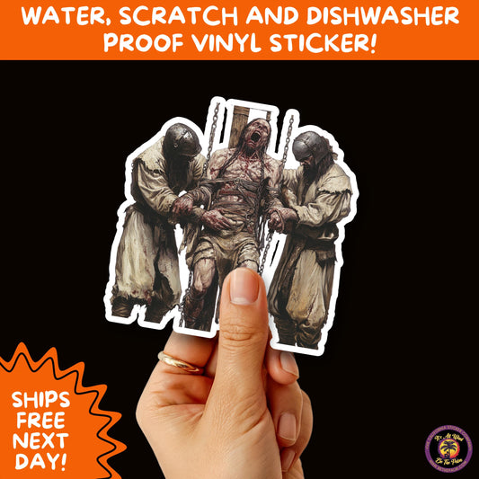 GORE HORROR STICKERS | Creepy Vibe Aesthetic – Blood, Skulls, Guts, and Creepy Vinyl Art for Halloween and Alternative Style Fans