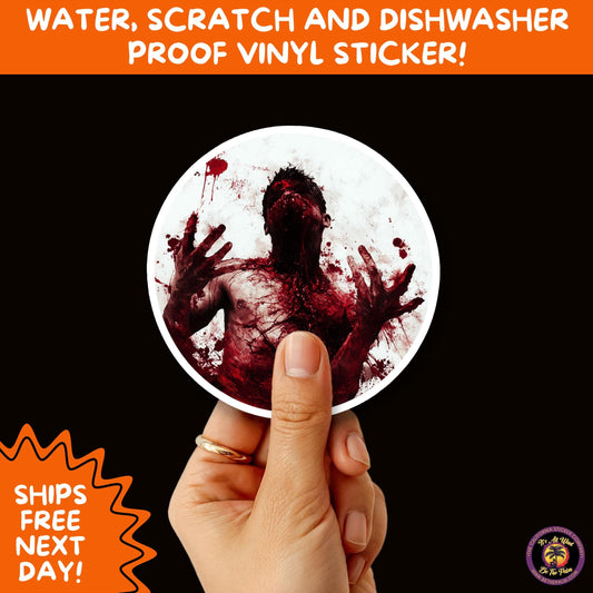 GORE HORROR STICKERS | Creepy Vibe Aesthetic – Blood, Skulls, Guts, and Creepy Vinyl Art for Halloween and Alternative Style Fans