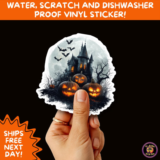 JACK O LANTERN | Aesthetic Halloween Stickers for Planners, Laptops, Water Bottles, and Spooky Autumn Craft Projects