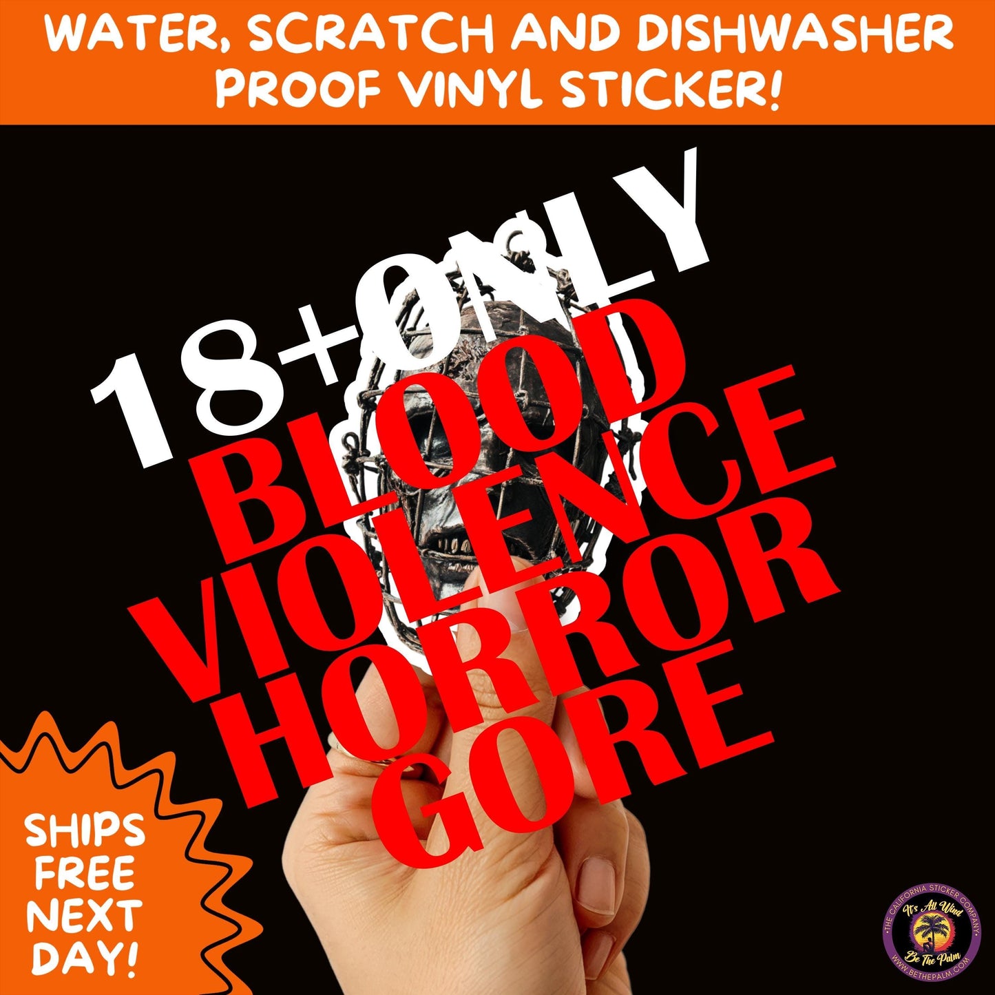 GORE HORROR STICKERS | Creepy Vibe Aesthetic – Blood, Skulls, Guts, and Creepy Vinyl Art for Halloween and Alternative Style Fans