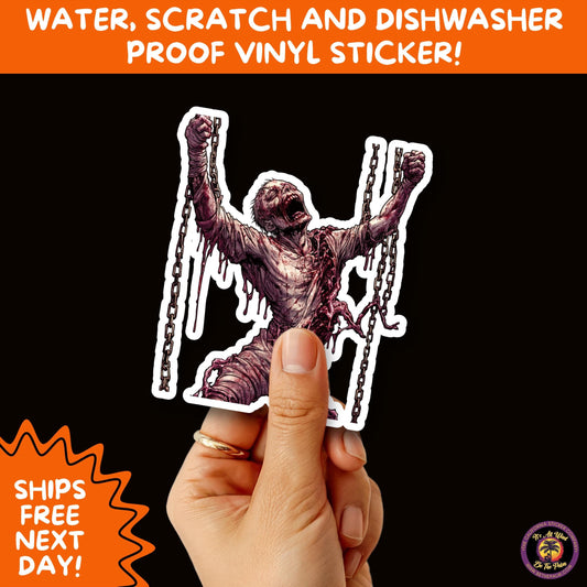 GORE HORROR STICKERS | Creepy Vibe Aesthetic Blood, Skulls, Guts, and Creepy Vinyl Art for Halloween and Alternative Style Fans