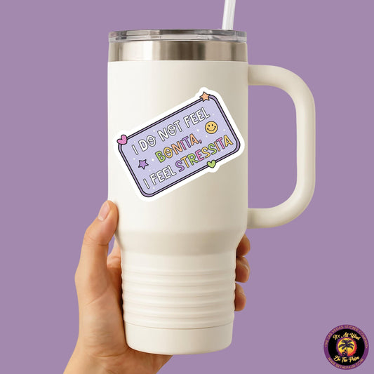 MENTAL HEALTH STICKER | funny sticker, laptop sticker, anxiety, stickers for hydro, vinyl stickers, meme sticker, water bottle sticker