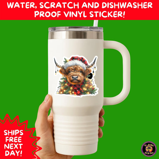 CHRISTMAS STICKER PACK | Festive Holiday Decor Vinyl Stickers Perfect for Journals Gifts Planners Stocking Stuffers Winter Aesthetic Fun