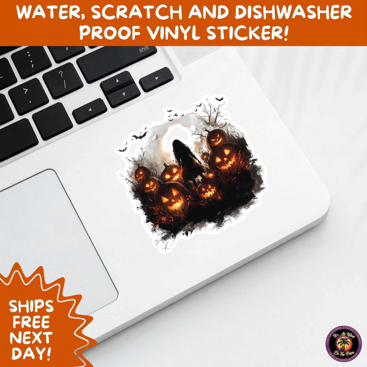 JACK O LANTERN | Aesthetic Halloween Stickers for Planners, Laptops, Water Bottles, and Spooky Autumn Craft Projects
