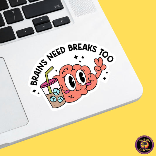 MENTAL HEALTH STICKER | funny sticker, laptop sticker, anxiety, stickers for hydro, vinyl stickers, meme sticker, water bottle sticker