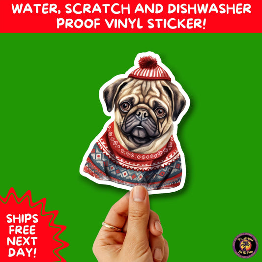 CHRISTMAS STICKER PACK | Festive Holiday Decor Vinyl Stickers Perfect for Journals Gifts Planners Stocking Stuffers Winter Aesthetic Fun