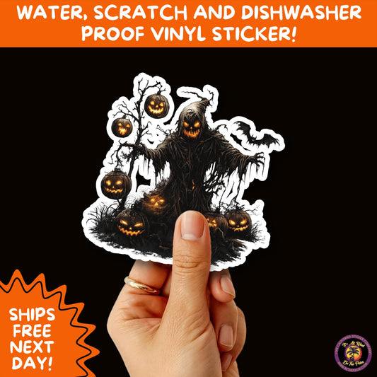 JACK O LANTERN | Aesthetic Halloween Stickers for Planners, Laptops, Water Bottles, and Spooky Autumn Craft Projects