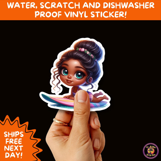 FUN BEACH STICKERS with Bikini Designs, Perfect for Travel Journals, Water Bottles, Tumblers, Laptops, Scrapbooks, and Summer Decor