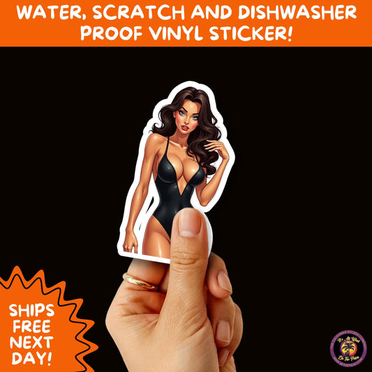 FUN BEACH STICKERS with Bikini Designs, Perfect for Travel Journals, Water Bottles, Tumblers, Laptops, Scrapbooks, and Summer Decor