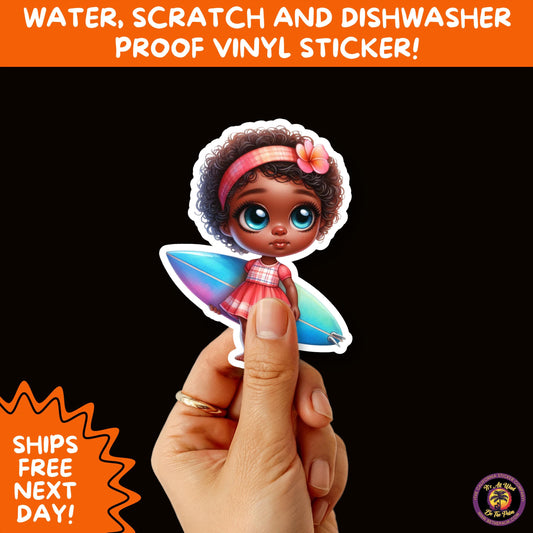 FUN BEACH STICKERS with Bikini Designs, Perfect for Travel Journals, Water Bottles, Tumblers, Laptops, Scrapbooks, and Summer Decor