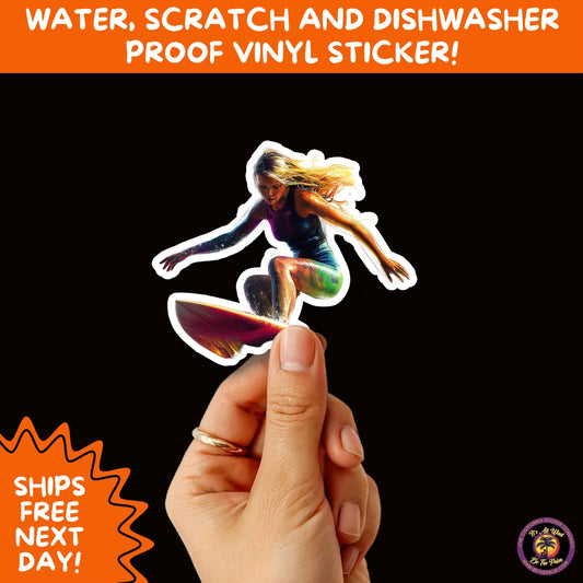 FUN BEACH STICKERS with Bikini Designs, Perfect for Travel Journals, Water Bottles, Tumblers, Laptops, Scrapbooks, and Summer Decor