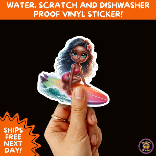 FUN BEACH STICKERS with Bikini Designs, Perfect for Travel Journals, Water Bottles, Tumblers, Laptops, Scrapbooks, and Summer Decor