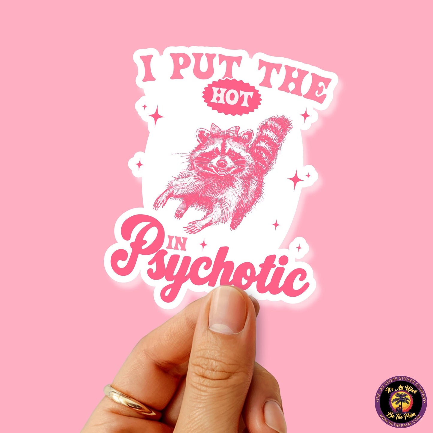 RACCOON STICKER | funny sticker, laptop sticker, stickers, stickers for hydro, vinyl stickers, meme sticker, water bottle sticker