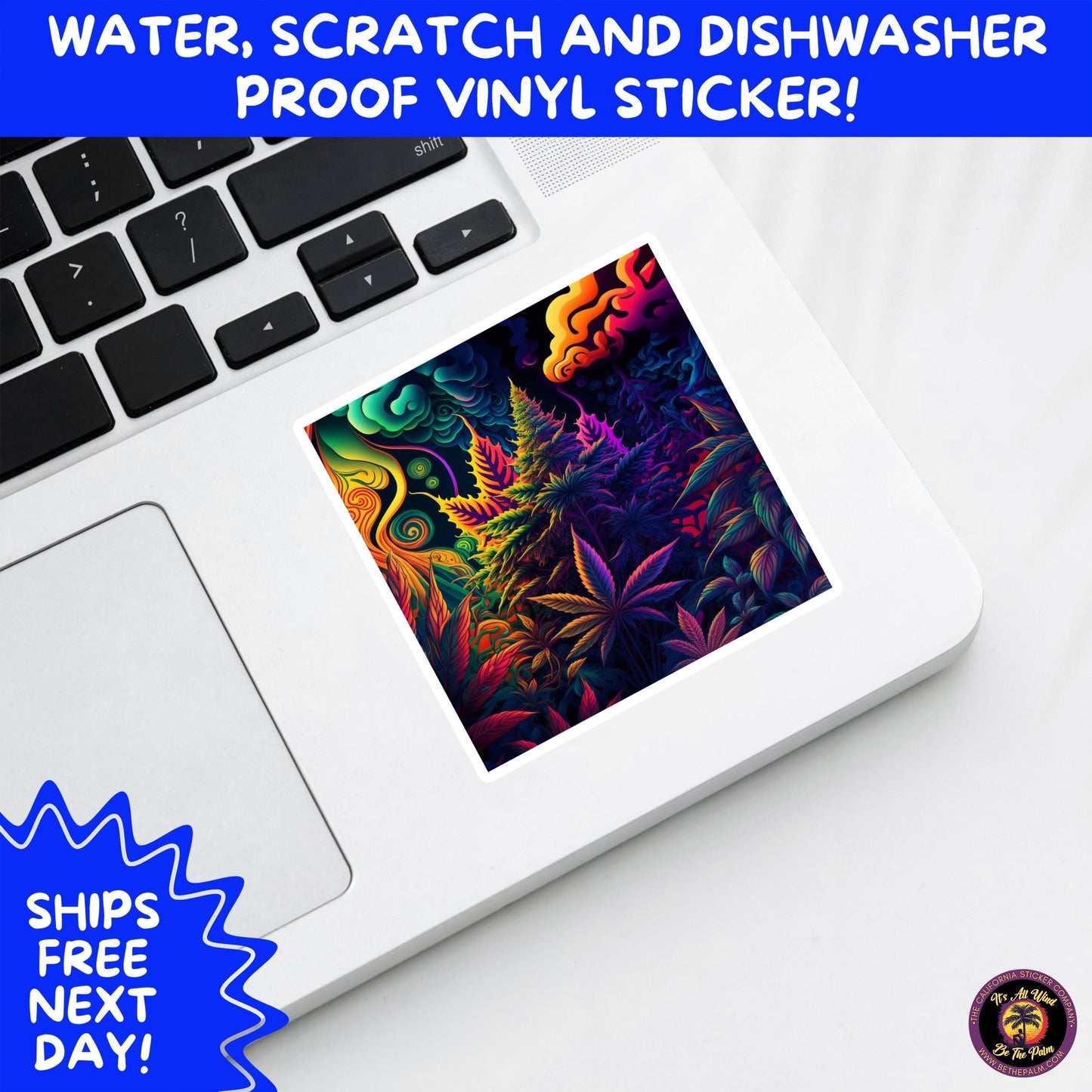 PSYCHEDELIC ART STICKERS | Trippy Groovy Vinyl Decals for Journals, Water Bottles, Laptops, Hippie Aesthetic Stickers for Vibe Lovers