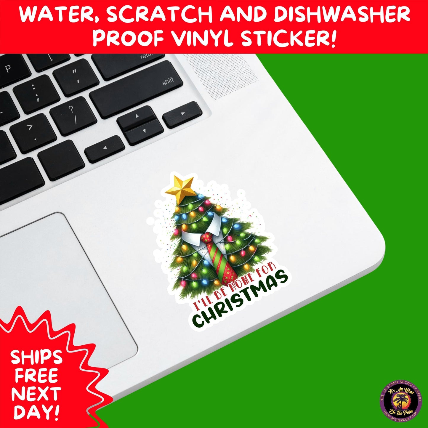 CHRISTMAS STICKER PACK | Festive Holiday Decor Vinyl Stickers Perfect for Journals Gifts Planners Stocking Stuffers Winter for coffee lovers