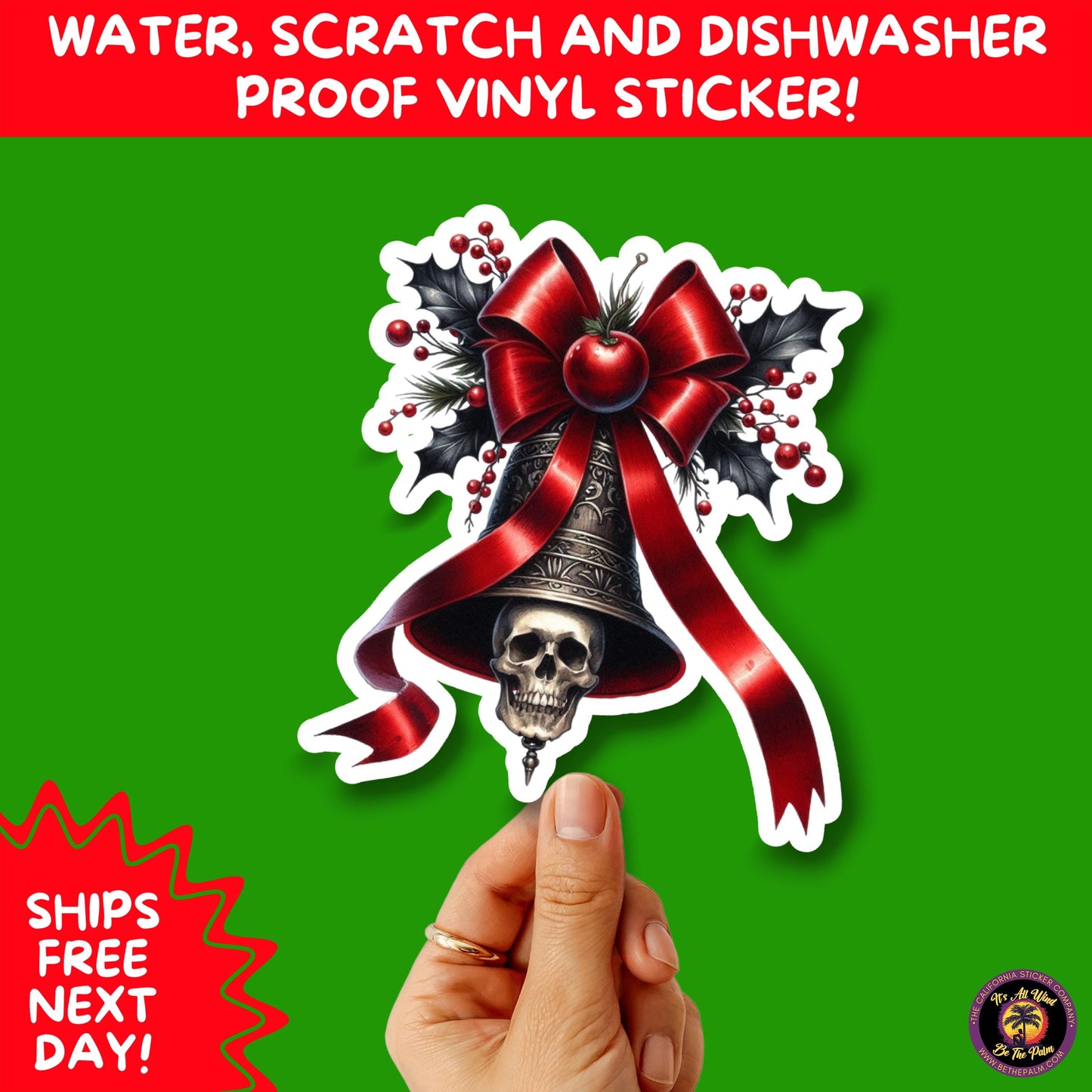GOTHIC CHRISTMAS STICKERS Dark Holiday Aesthetic Stickers | Spooky Cute Christmas Decor | Goth Planner Stickers for Gifts & Cards