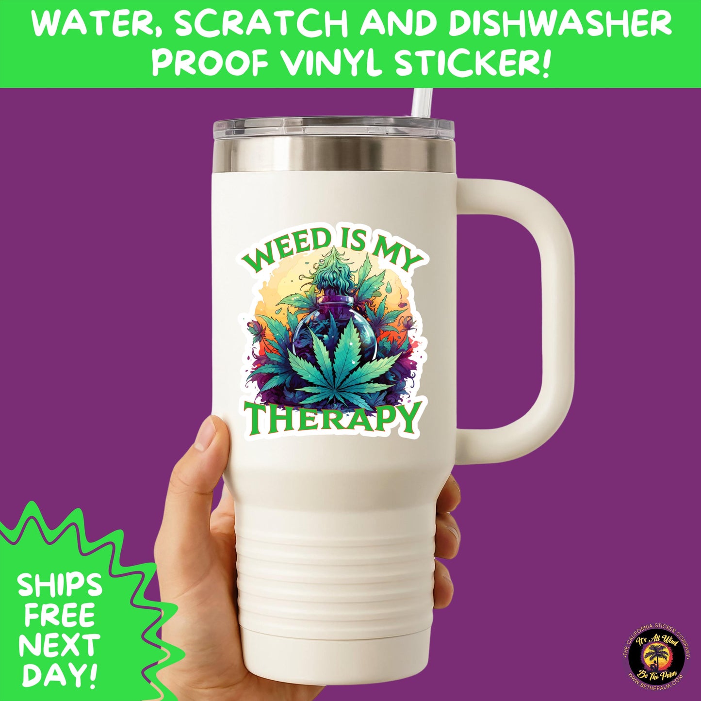 WEED STICKER SET | Funny 420 Cannabis Stickers for Water Bottle, Laptop, Hydroflask, Stoner Gift Idea, Smoker Vinyl Decal Pack