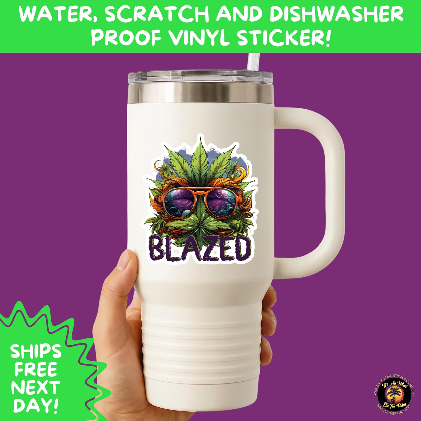 WEED STICKER SET | Funny 420 Cannabis Stickers for Water Bottle, Laptop, Hydroflask, Stoner Gift Idea, Smoker Vinyl Decal Pack