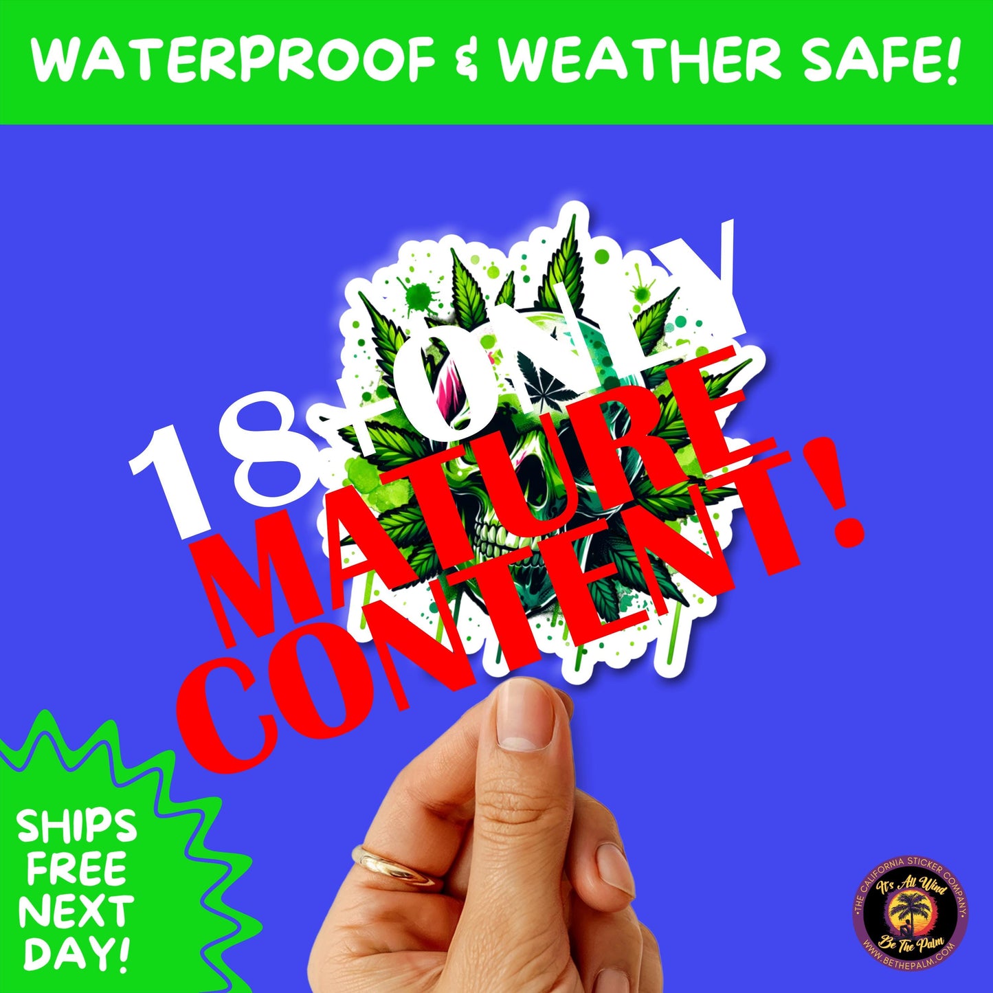 WEED STICKER SET | Funny 420 Cannabis Stickers for Water Bottle, Laptop, Hydroflask, Stoner Gift Idea, Smoker Vinyl Decal Pack