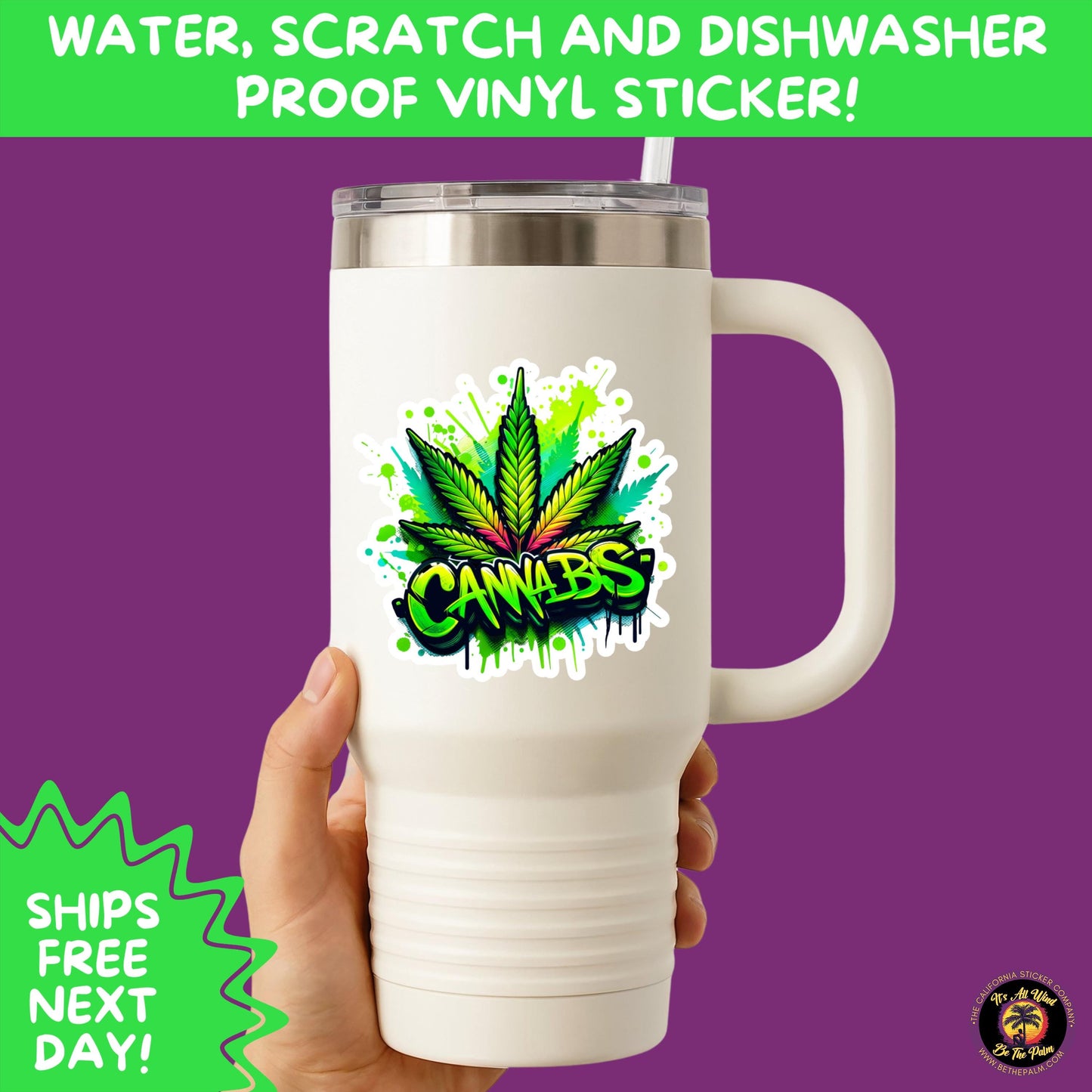WEED STICKER SET | Funny 420 Cannabis Stickers for Water Bottle, Laptop, Hydroflask, Stoner Gift Idea, Smoker Vinyl Decal Pack