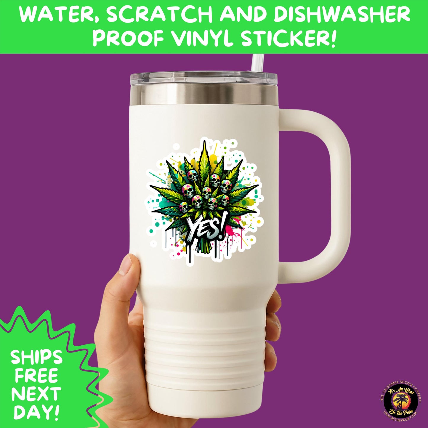 WEED STICKER SET | Funny 420 Cannabis Stickers for Water Bottle, Laptop, Hydroflask, Stoner Gift Idea, Smoker Vinyl Decal Pack