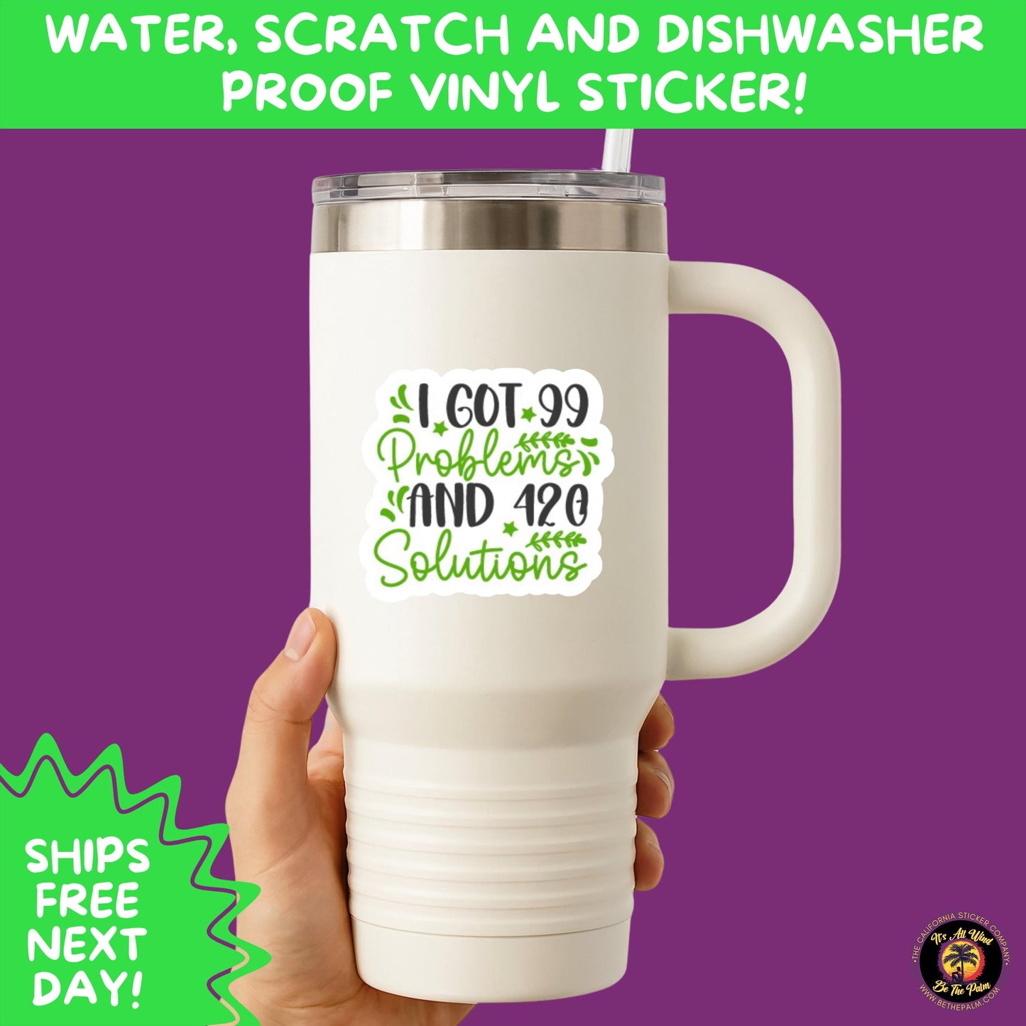 WEED STICKER SET | Funny 420 Cannabis Stickers for Water Bottle, Laptop, Hydroflask, Stoner Gift Idea, Smoker Vinyl Decal Pack