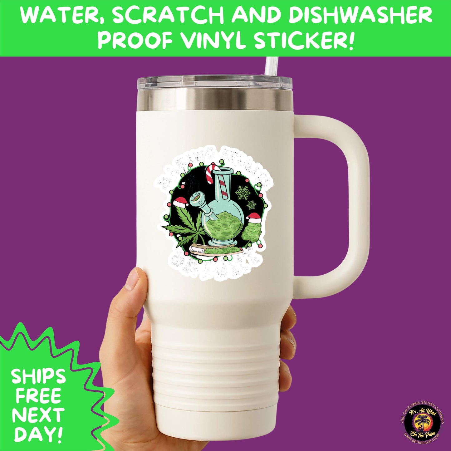 WEED STICKER SET | Funny 420 Cannabis Stickers for Water Bottle, Laptop, Hydroflask, Stoner Gift Idea, Smoker Vinyl Decal Pack