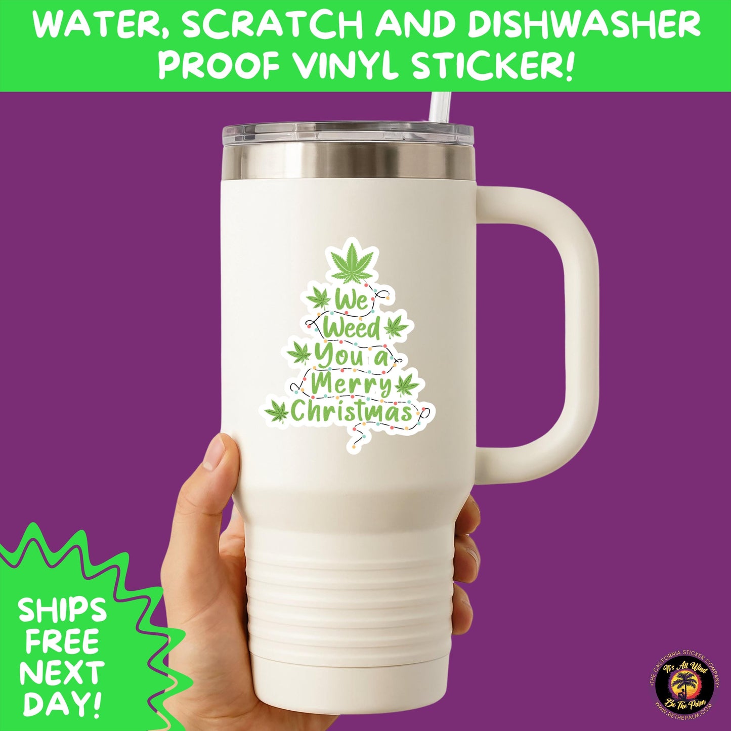 WEED STICKER SET | Funny 420 Cannabis Stickers for Water Bottle, Laptop, Hydroflask, Stoner Gift Idea, Smoker Vinyl Decal Pack