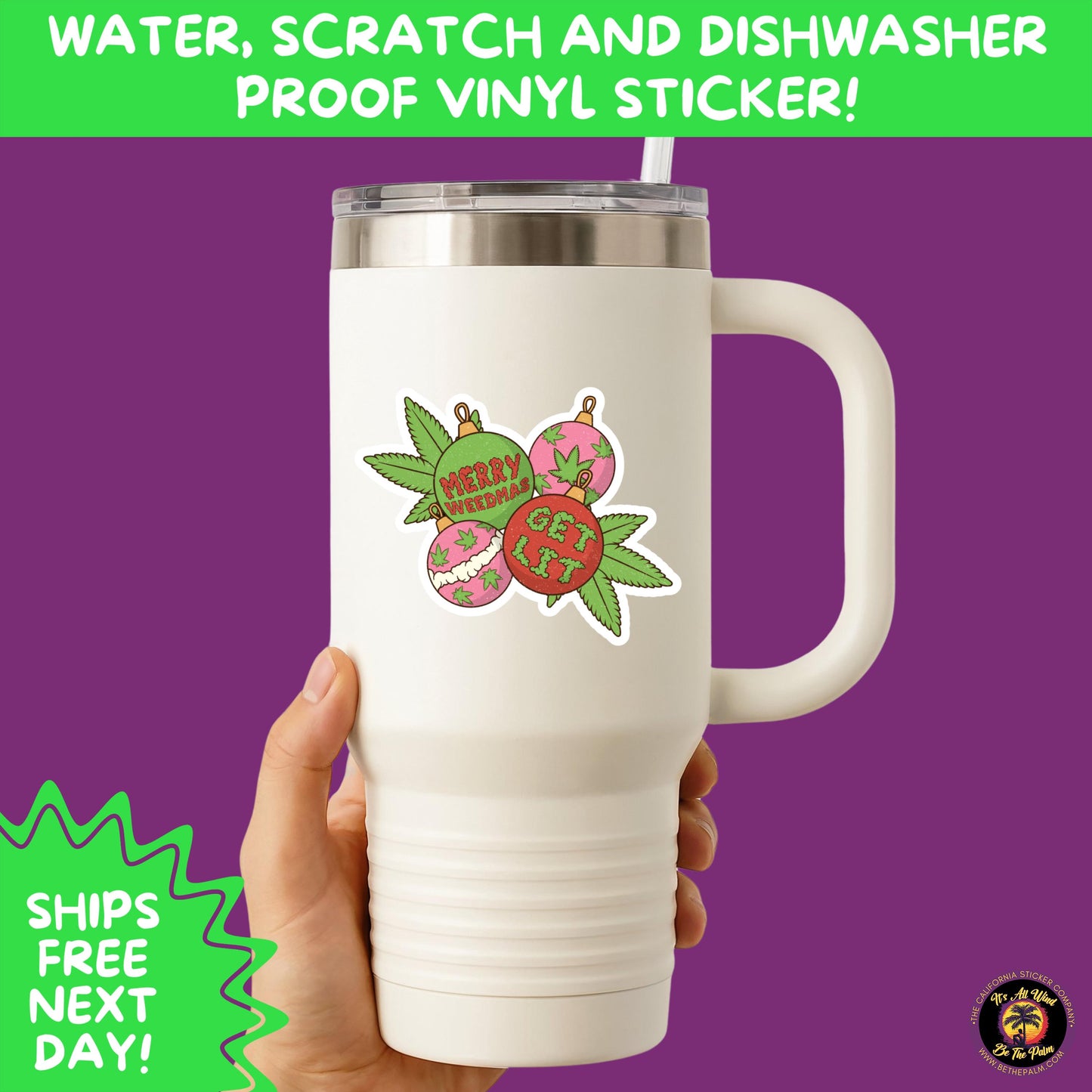 WEED STICKER SET | Funny 420 Cannabis Stickers for Water Bottle, Laptop, Hydroflask, Stoner Gift Idea, Smoker Vinyl Decal Pack