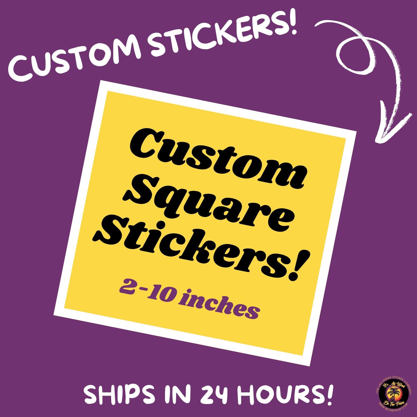 CUSTOM SQUARE STICKERS | die cut sticker, custom sticker, laminated stickers, waterproof stickers, custom stickers, vinyl stickers