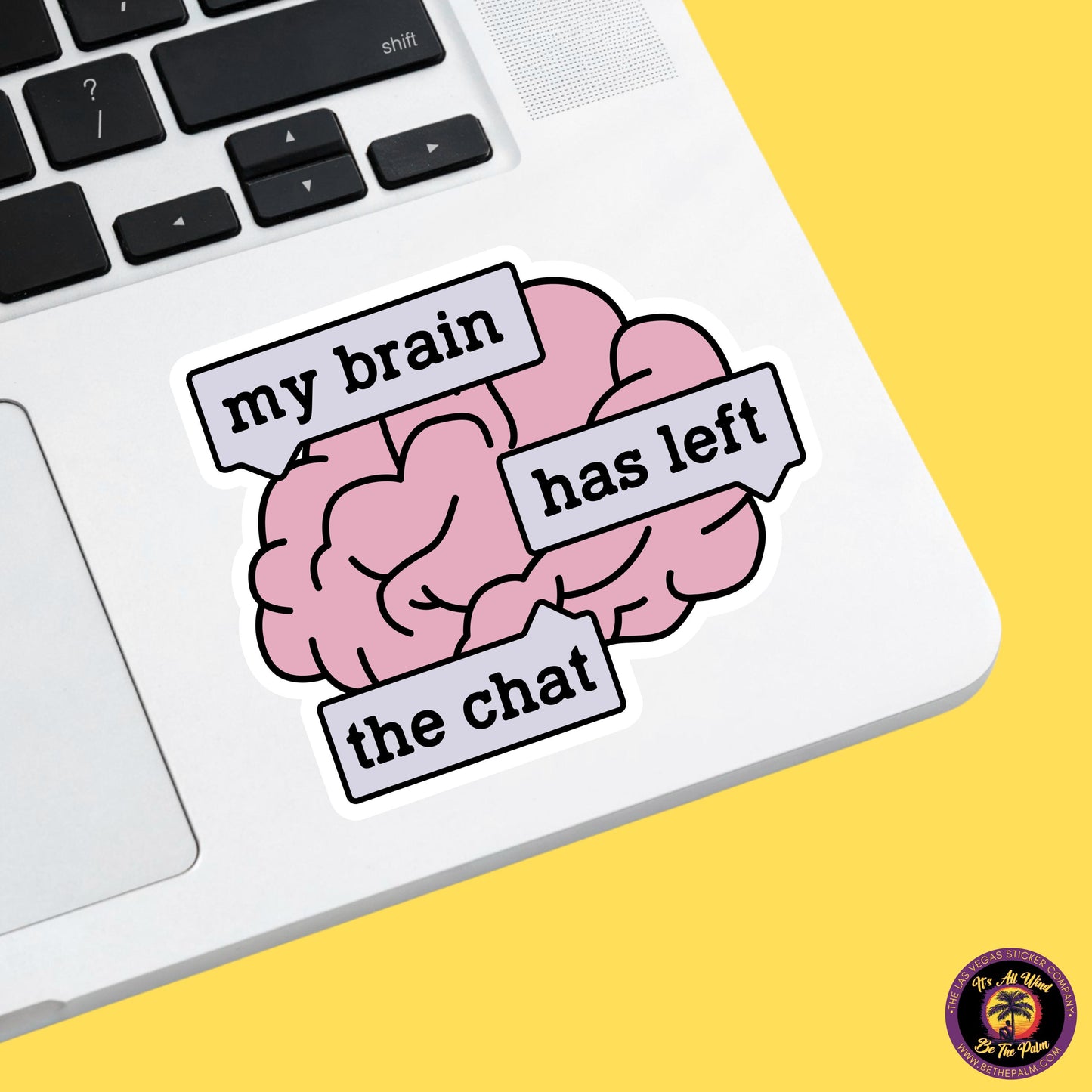 MENTAL HEALTH STICKER | funny sticker, laptop sticker, anxiety, stickers for hydro, vinyl stickers, meme sticker, water bottle sticker