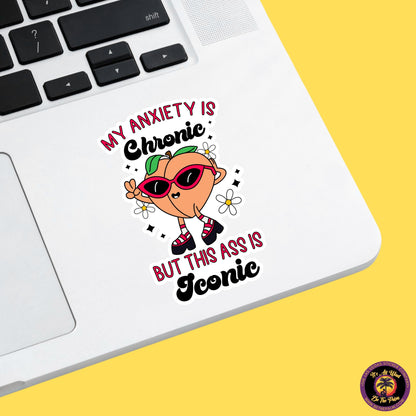 MENTAL HEALTH STICKER | funny sticker, laptop sticker, anxiety, stickers for hydro, vinyl stickers, meme sticker, water bottle sticker