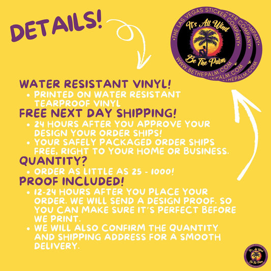 CUSTOM ROUND STICKERS | die cut sticker, custom sticker, laminated stickers, waterproof stickers, custom stickers, vinyl stickers