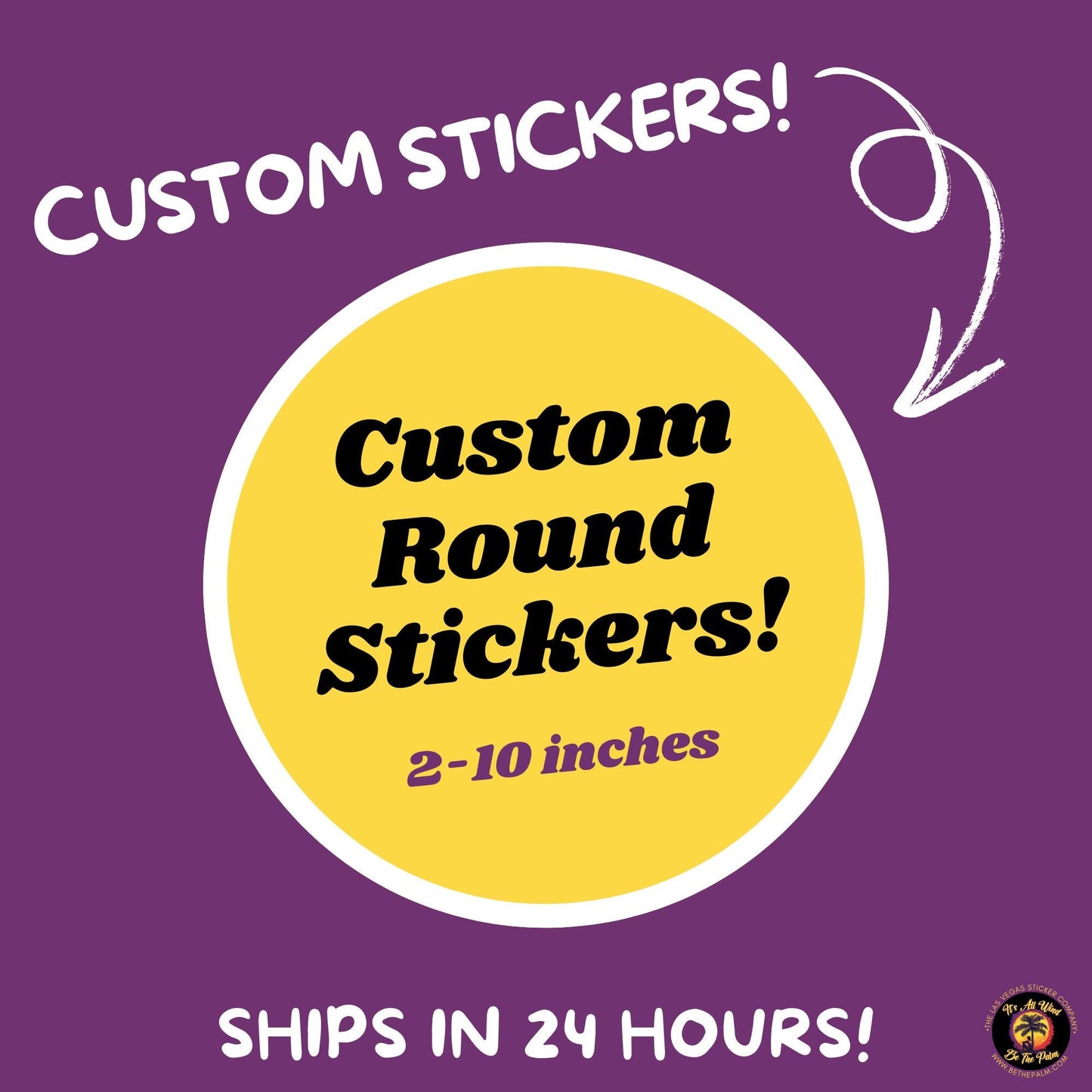 CUSTOM ROUND STICKERS | die cut sticker, custom sticker, laminated stickers, waterproof stickers, custom stickers, vinyl stickers