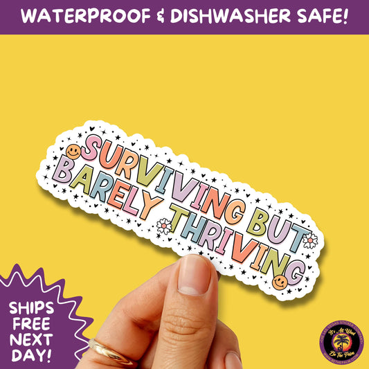 MENTAL HEALTH STICKER | funny sticker, laptop sticker, anxiety, stickers for hydro, vinyl stickers, meme sticker, water bottle sticker