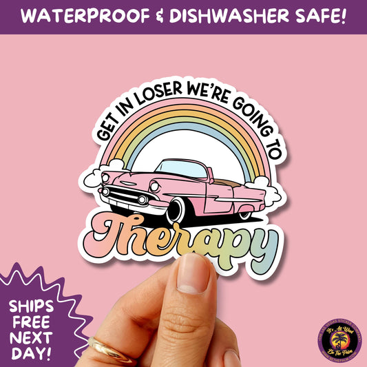 MENTAL HEALTH STICKER | funny sticker, laptop sticker, anxiety, stickers for hydro, vinyl stickers, meme sticker, water bottle sticker