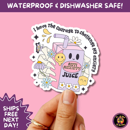 MENTAL HEALTH STICKER | funny sticker, laptop sticker, anxiety, stickers for hydro, vinyl stickers, meme sticker, water bottle sticker