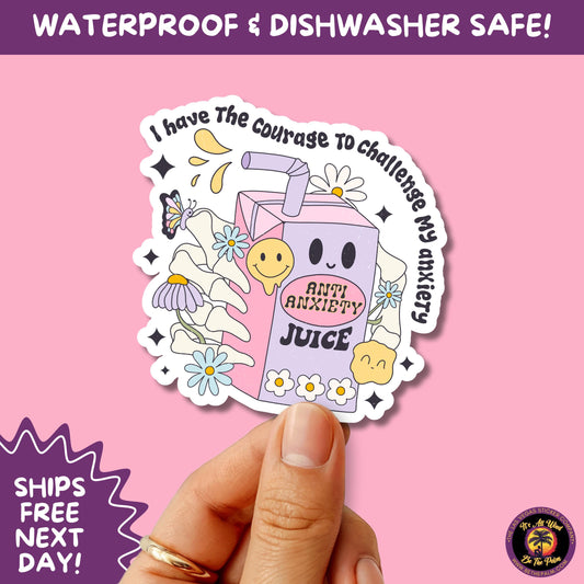 MENTAL HEALTH STICKER | funny sticker, laptop sticker, anxiety, stickers for hydro, vinyl stickers, meme sticker, water bottle sticker