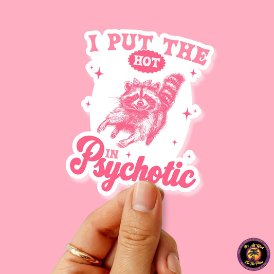 RACCOON STICKER | funny sticker, laptop sticker, stickers, stickers for hydro, vinyl stickers, meme sticker, water bottle sticker