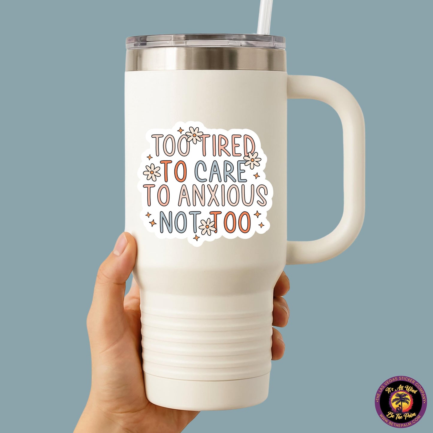 MENTAL HEALTH STICKER | funny sticker, laptop sticker, anxiety, stickers for hydro, vinyl stickers, meme sticker, water bottle sticker